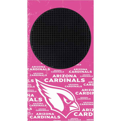 NFL Arizona Cardinals Pink Blast Xbox Series S Console Skin